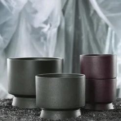 Sale Rosendahl Recycled Urtepotteskjuler H, Mørk Grøn