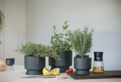 Sale Rosendahl Recycled Urtepotteskjuler H, Mørk Grøn