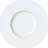 New Sonetto Oro Dyb Tallerken 26,1 cm, Hvid/Guld Dybe Tallerkener