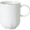 Rosenthal Krus > Sonetto Oro Krus m. Hank 39 cl, Hvid/Guld