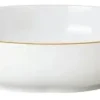 Clearance Sonetto Oro Skål Ø20,9 cm, Hvid/Guld Skåle