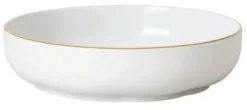 Clearance Sonetto Oro Skål Ø20,9 cm, Hvid/Guld Skåle