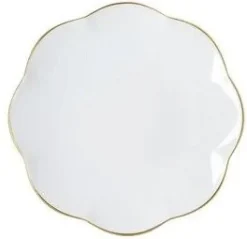 Best Rosenthal Sonetto Oro Tallerken 14,9 cm, Hvid/Guld