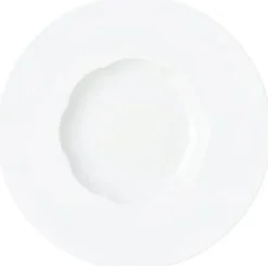 New Rosenthal Sonetto Seta Dyb Tallerken 26,1 cm, Mat Hvid
