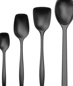 Outlet Rosti Classic Grydeskesæt 4 stk, Sort