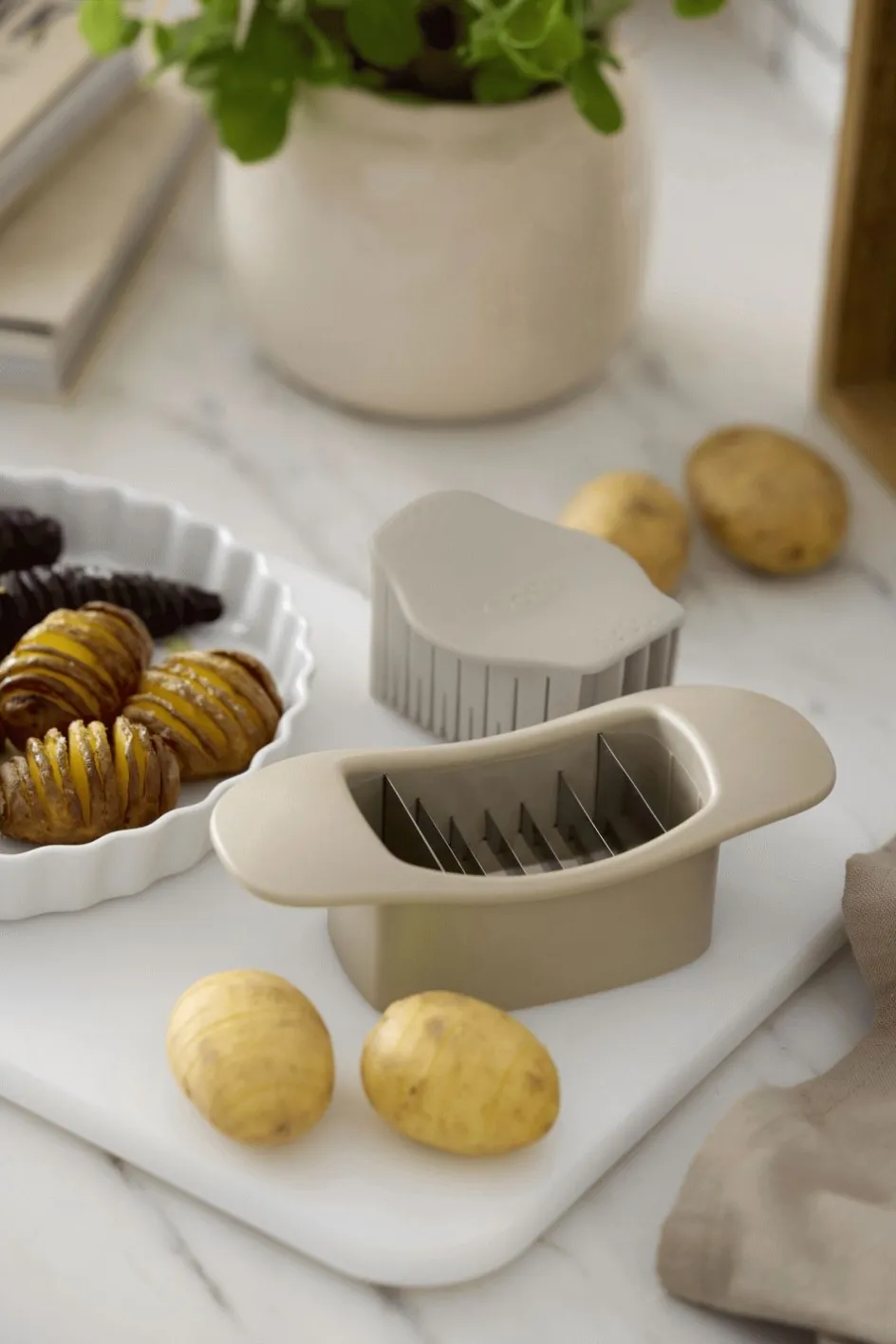 Hot Rosti Classic Hasselback-skærer 19,2 cm, Humus