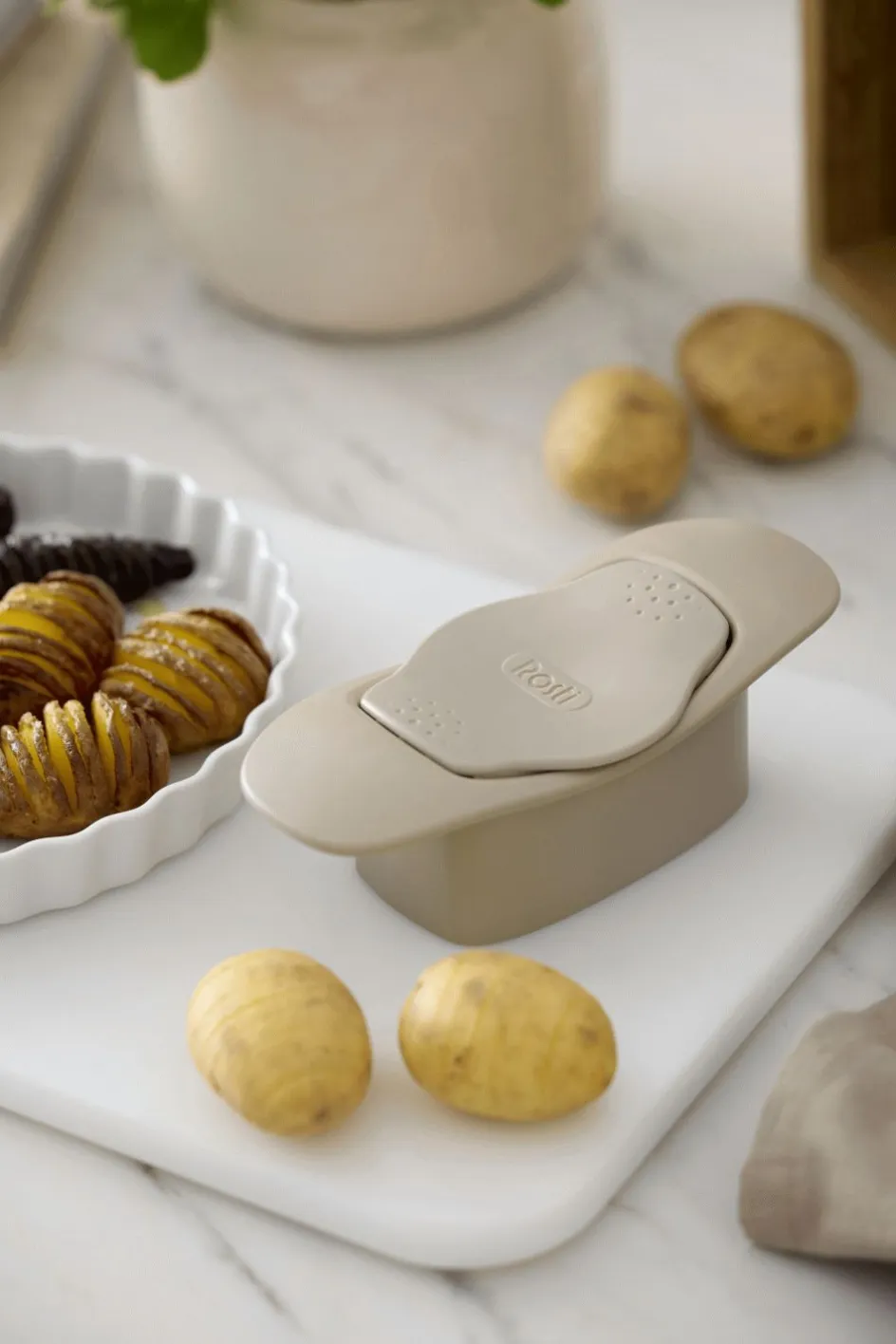 Hot Rosti Classic Hasselback-skærer 19,2 cm, Humus