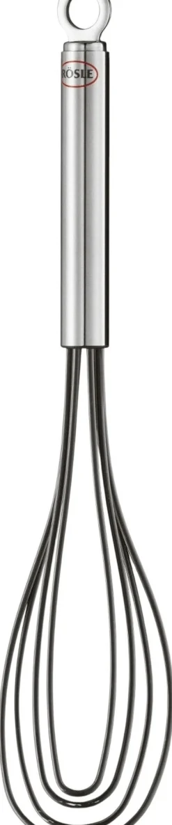 Rösle Bageredskaber|Bageredskaber > Piskeris Fladt 27 cm, Stål/Sort