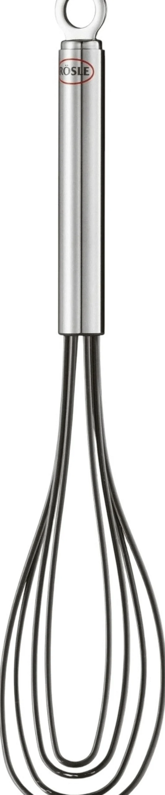 Rösle Bageredskaber|Bageredskaber > Piskeris Fladt 27 cm, Stål/Sort