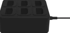 SACKit Opladere > Opladestation t. 6 Batterier til Light 150, 250 & 350, Sort