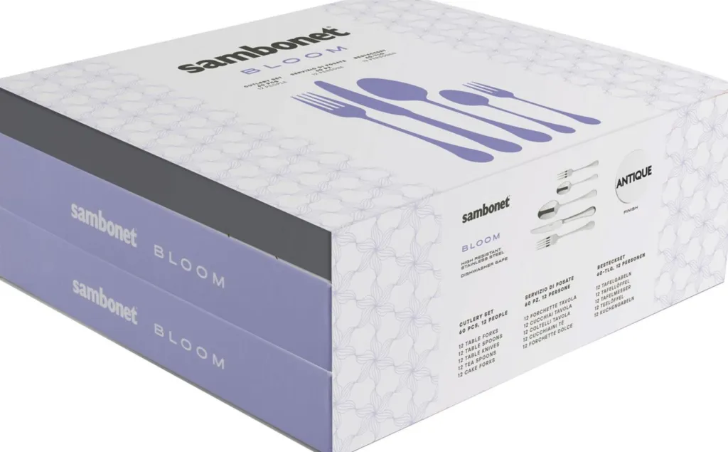 Sambonet Bestiksæt > Bloom Bestiksæt ,
