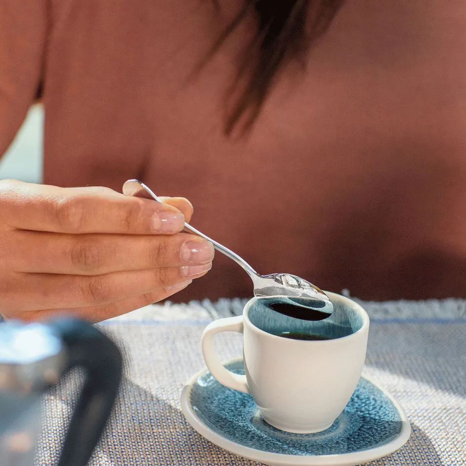 Sambonet Bloom Espressoske 6 stk, Rustfrit Stål