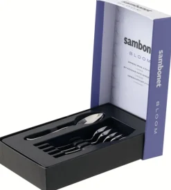 Sambonet Bloom Espressoske 6 stk, Rustfrit Stål