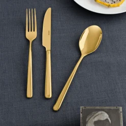 Best Sambonet Linear Bestiksæt , Guld