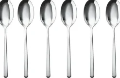 Clearance Sambonet Linear Espressoske 6 stk, Rustfrit Stål