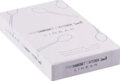Clearance Sambonet Linear Espressoske 6 stk, Rustfrit Stål