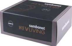 Sambonet New Living Fad m. Holder , Hvid/Stål