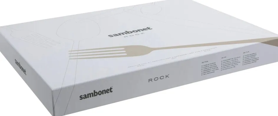 Hot Sambonet Rock Bestiksæt , Rustfrit Stål