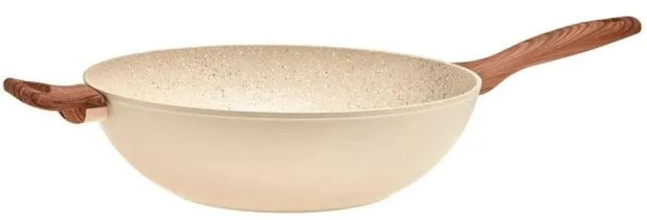 Sambonet Rock 'N' Rose Wok m. Låg 32 cm, Lys Rosa
