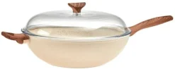 Sambonet Rock 'N' Rose Wok m. Låg 32 cm, Lys Rosa