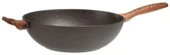 New Sambonet Rock 'N' Rose Wok m. Låg 32 cm, Sort