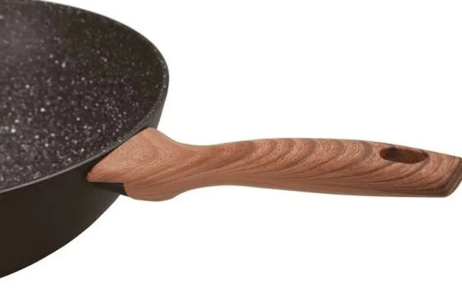 Discount Sambonet Rock 'N' Rose Wok 28 cm, Sort