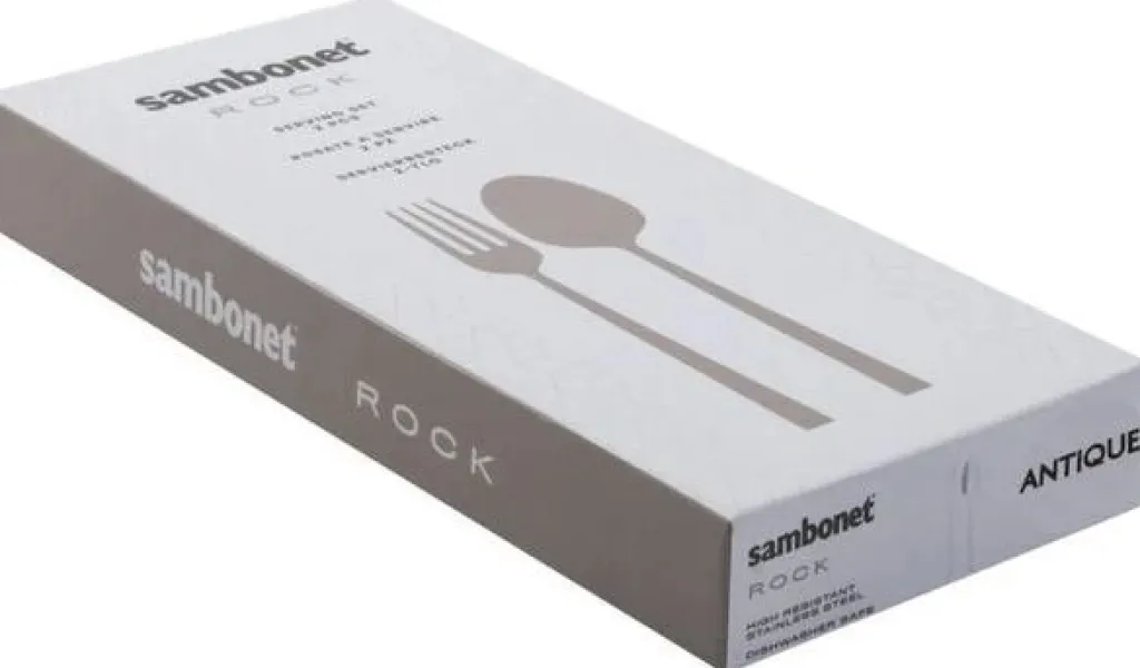 Sambonet Serveringsbestik > Rock Severingsbestik 2 Dele, Champagne
