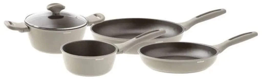 Silver Force Gryde- Og Pandesæt 5 Dele, Beige/Grå Gryder Og Kasseroller|Pander