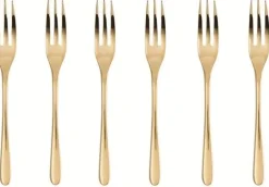 Sambonet Taste Kagegaffel 6 stk, Guld