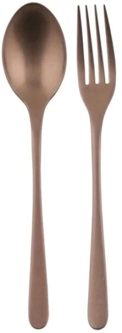 Outlet Sambonet Taste Serveringsbestik 2 Dele, Vintage Kobber