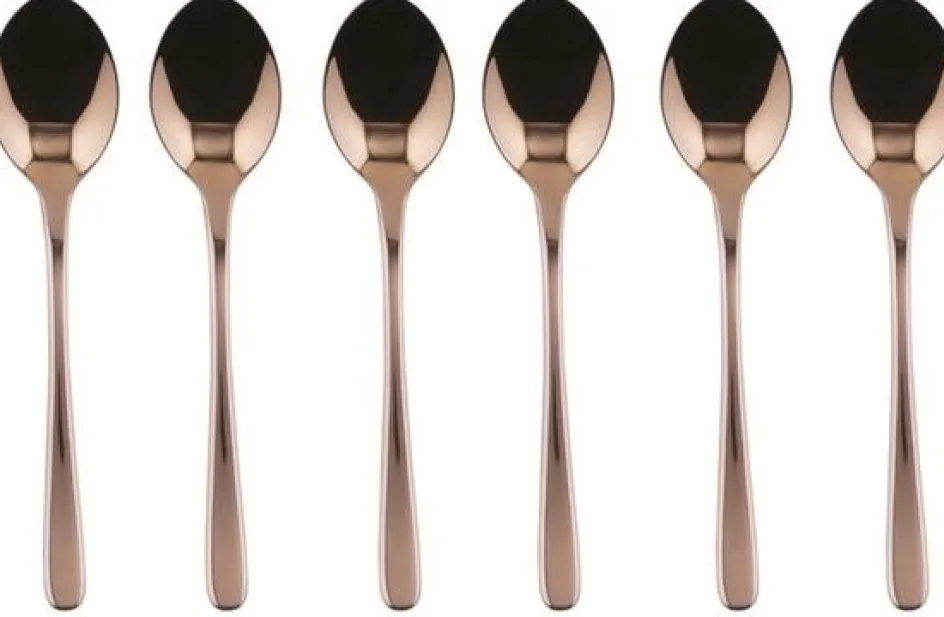 Hot Sambonet Taste Teske 6 stk, Kobber