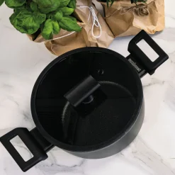 Titan Pro Double Induction Gryde m. Låg 28 cm/7,6 L, Sort Gryder Og Kasseroller