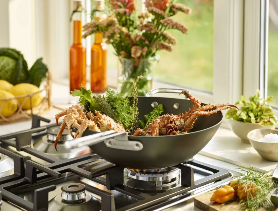 Hot Scanpan Black Iron Wok 30 cm