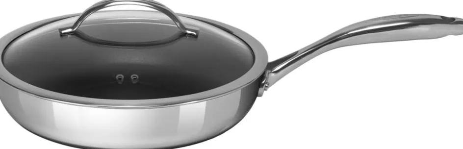 Clearance Scanpan HaptIQ Sauterpandem. Non-stick Belægning og Låg 28 cm/2,5 L