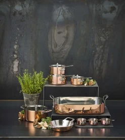 Scanpan Gryder Og Kasseroller > Maitre D' Mini Kasserollesæt m. Skiferfad 8 cl, Kobber