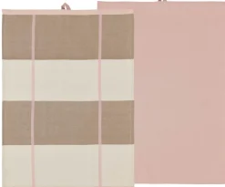 Discount Södahl Blocks Viskestykke 2 stk. 50x70 cm, Rose