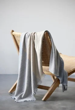 Clearance Södahl Merino Plaid 140x200 cm, Grå