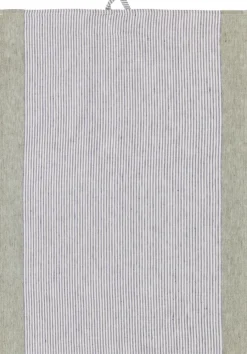 New Södahl Statement Stripe Viskestykke 50x70 cm, Grøn