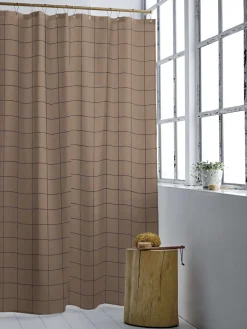 Clearance Södahl Vista Badeforhæng 180x200 cm, Warm Taupe