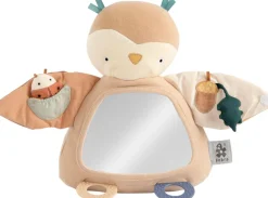 Aktivitetslegetøj Uglen Blinky 33 cm, Maple Beige Børn Tøjdyr Og Nusseklude