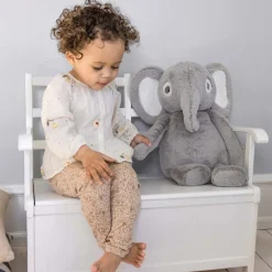 Discount Sebra Bamse Elefanten Finley , Grå