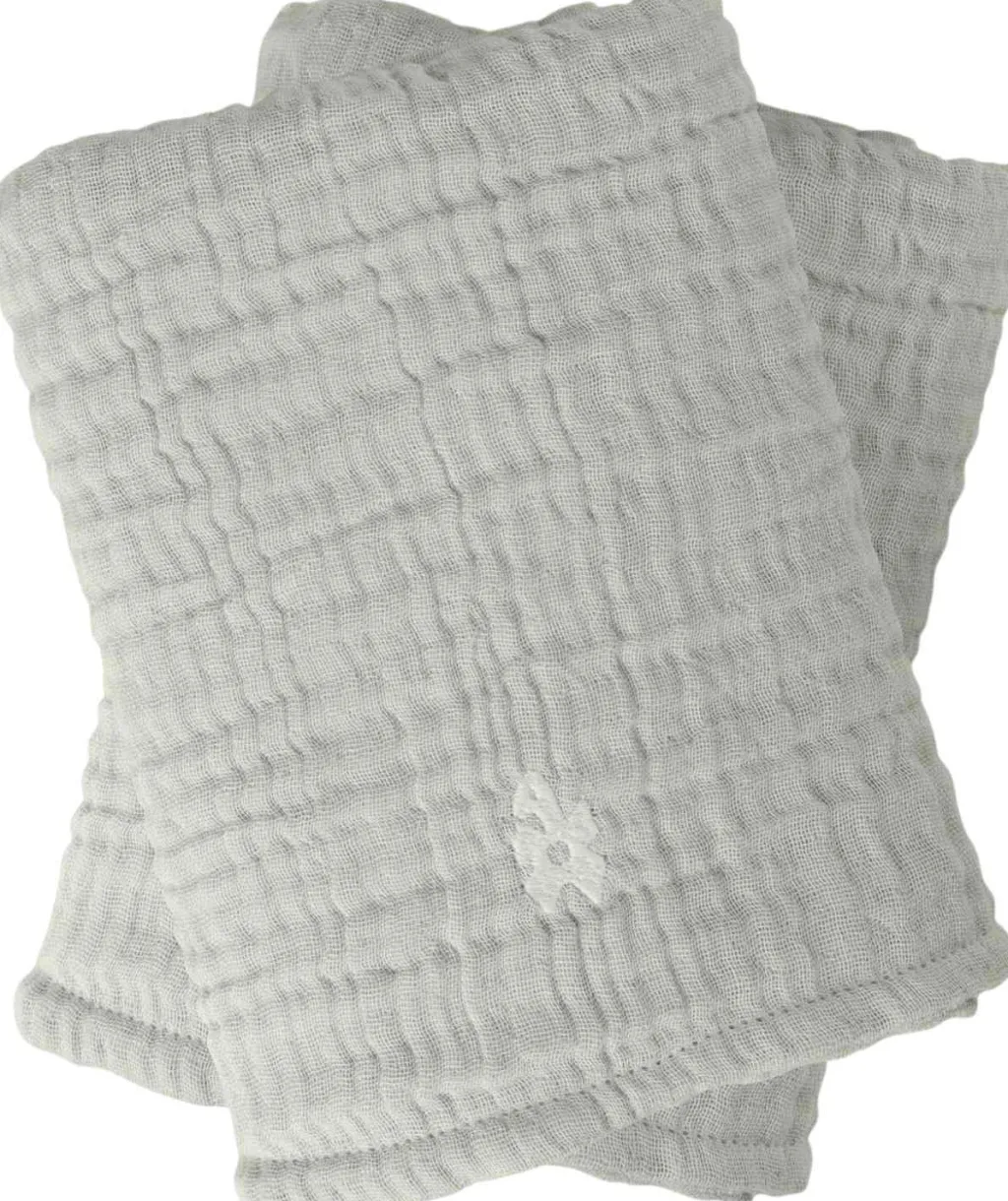 Pusleunderlag 6-lag Muslin 2 stk. 58x40 cm, Børn Pusletilbehør