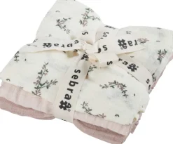 Børn Sebra Stofbleer|Stofbleer > Stofble 3 stk. 75x75 cm, Powder Blossom/Rose