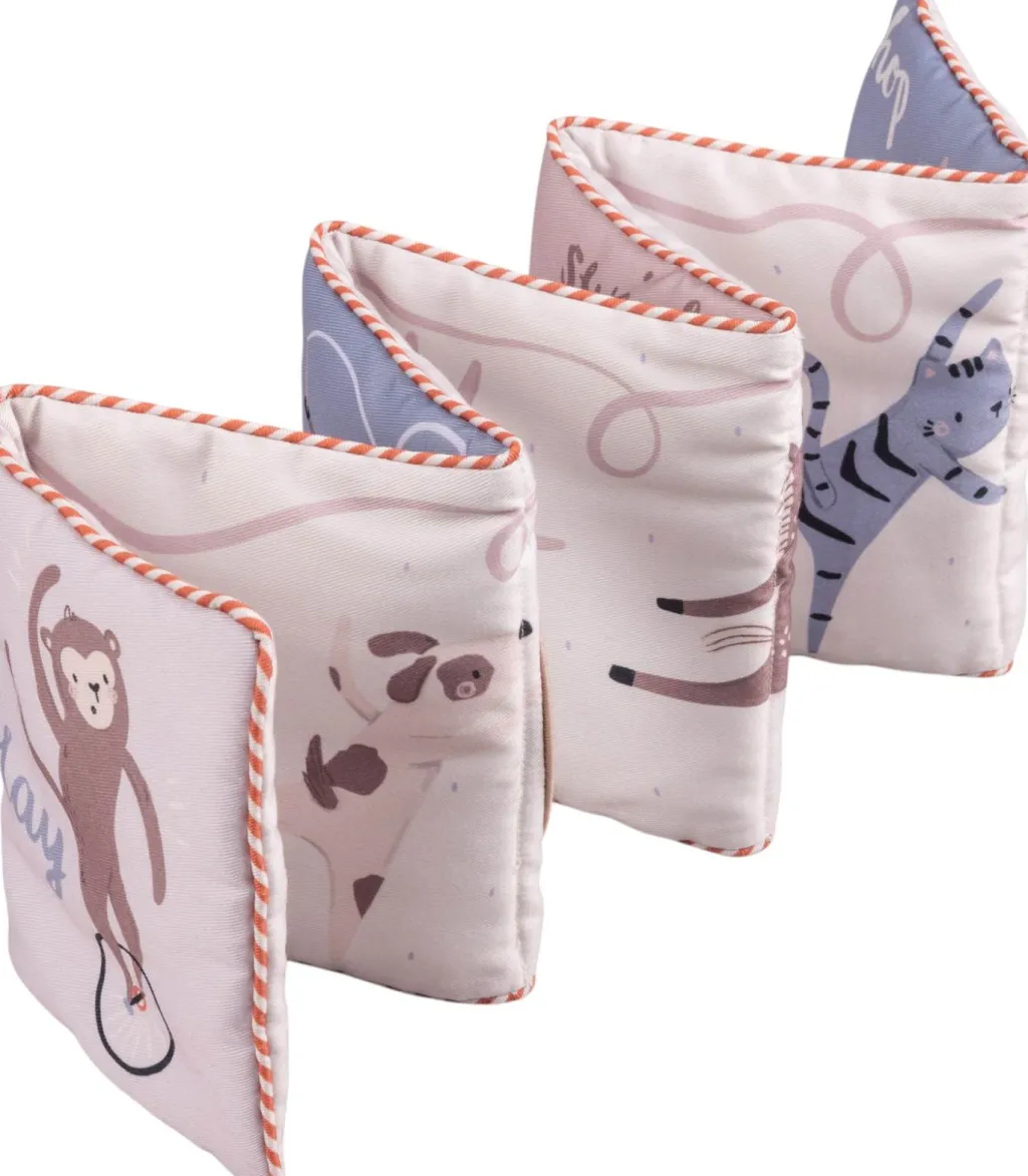 Sale Teeny Toes Stofbog, Rose Børn Baby- Og Småbørnslegetøj