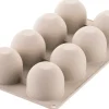 Discount Silikomart 3D Flødebolleform 8 stk. Ø6,2 cm, Grå