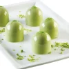 3D Mini Flødebolleform 15 stk. Ø4 cm, Grå Bageforme