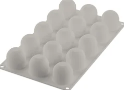 3D Mini Flødebolleform 15 stk. Ø4 cm, Grå Bageforme