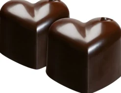 Silikomart Bageforme > Hjerteform t. 15 stk. 2,5 cm, Brun