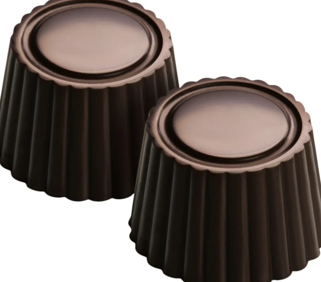Silikomart Bageforme > Pralineform t. 15 stk. ?3 cm, Brun