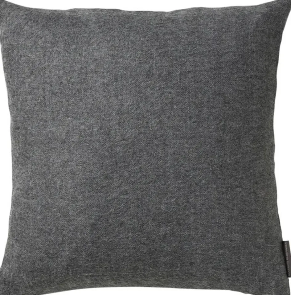 Discount Silkeborg Uldspinderi Arequipa Pude 60x60 cm, Mediumgrå